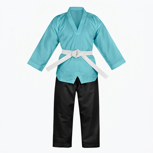 Uniforme de Taekwondo avec logo personnalisé, OEM Dobok, broderie, club, école, équipe - Product Image 1