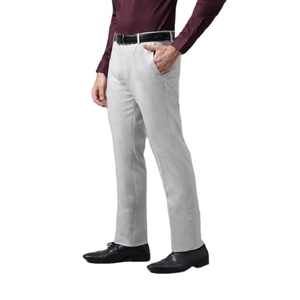 Souper qualité hommes haute élastique décontracté Slim pantalon hommes léger pantalon affaires formel hommes costume pantalon exportation de BD - Product Image 4