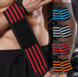 Breathable Wrist Wrap Adjustable <b>Nylon</b> Wrist Hand Wrap Support Band with <b>Hook</b> and Loop Closure for Sports Gym Fitness Training - Product Image 5