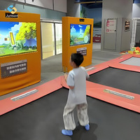 Projecteur de jeu interactif mural immersif AR pour trampoline, détection de mouvement, pour parc d'attractions