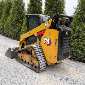 Chargeuse compacte sur pneus Cat 299D3 haute performance avec accessoires polyvalents pour travaux lourds - Product Image 1