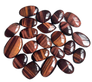 Lote de Cabujones de Ojo de Tigre Rojo Natural, Lote de Gemas de Ojo de Tigre Rojo al por Mayor, Gemas de Ojo de Tigre a Granel, Piedra de Ojo de Tigre - Product Image 5