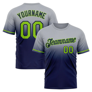 Maillot de football personnalisé Shadow Surge Design, respirant, 100 % polyester, t-shirts teints, vêtements d'équipe personnalisés, maillots de football - Product Image 3