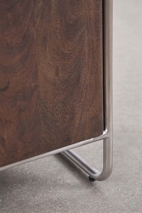 Buffet moderne minimaliste en bois avec structure métallique pour salon, meuble de rangement pour la maison - Product Image 4