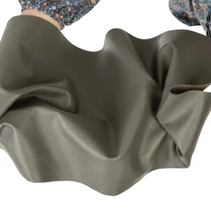 Cuir Annline gris taupe de qualité supérieure, matériau destiné aux projets de décoration intérieure de luxe et à la fabrication de canapés - Product Image 2