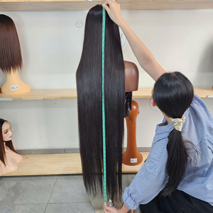Vietnamese Virgin Remy Hair 40 inches Long Natural Wave <b>Front</b> for <b>Lace</b> Double Drawn Bone Straight HD Raw Human <b>Wigs</b> All Colors - Product Image 5
