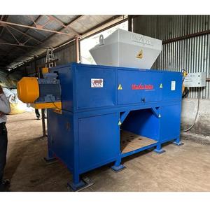 Trituradora de Residuos de Doble Eje de Alto Rendimiento, 500 Kg/h, Equipo de Trituración de Plástico Eléctrico Semiautomático - Product Image 1