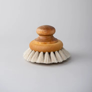 Wooden Cleaning <b>Brush</b> For Scrubbing Utensils Countertops Tiles And Bathroom Corners With Strong Bristle Performance - Product Image 1