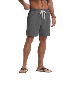 Pantalones Cortos Formales de Lona Personalizados para Hombre, Ligeros, de Verano, para Playa, Cintura Elástica con Cordón, Anti-UV, Secado Rápido, Transpirables, 100% Poliéster - Product Image 4