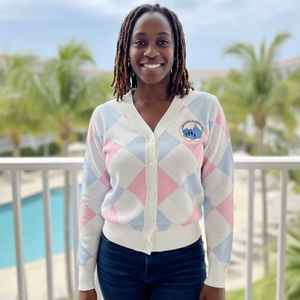 Pull Argyle Jack and Jill pour filles, cardigan à col en V et boutons, tricot doux, style preppy, tenue scolaire pour enfants, boutique de mode - Product Image 3