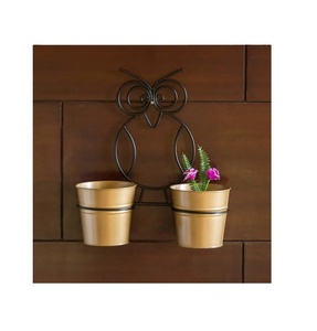 Acabado dorado Aluminio Metal Sala de estar Hogar y jardín Decoración Florero Fiesta DE BODA Color plateado Maceta - Product Image 1