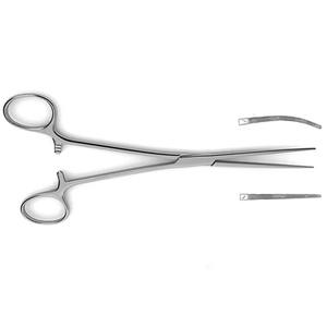 Pinzas Intestinales Quirúrgicas Bainbridge de Acero Inoxidable de 19 cm, Reutilizables, Rectas y Curvas para Procedimientos Precisos - Product Image 2