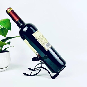 Organisateur de rangement en métal pour bouteilles de vin, support pour comptoir de cuisine, accessoires de bar, support pour bouteilles de vin - Product Image 3