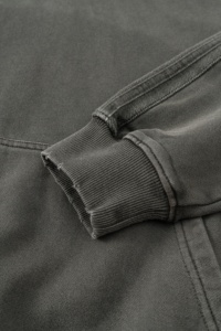 Sweat-shirts à capuche pour hommes de haute qualité, délavés à l'acide, couleur personnalisée, pulls vierges en mélange de coton doux, style streetwear, en gros - Product Image 5