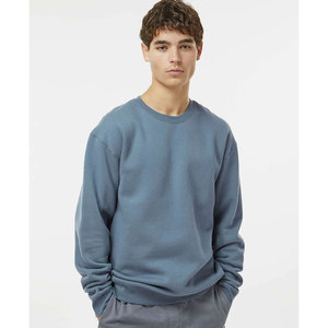 Premium Quality <b>Men's</b> Winter Sweatshirt Classic Crew Neck Fleece Lined <b>Warm</b> Pullover <b>Jumper</b> Activewear Blue Sweatshirt - Product Image 5