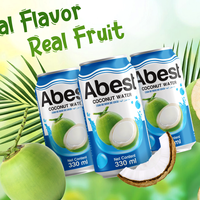 Vente en gros usine Boissons rafraîchissantes Eau de coco naturelle fraîche 330ml Jus de coco vietnamien Jus de fruits de la meilleure qualité
