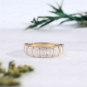 Luxury Diamond Eternity Band Thick Bezel Set Crystal Multi Stone <b>Statement</b> <b>Ring</b> Anniversary Jewelry For Women - Product Image 1