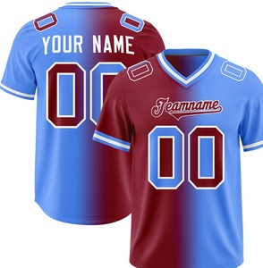 Nouveau maillot de football américain pour enfants, uniforme d'équipe de haute qualité, chemises imprimées par transfert thermique pour les jeunes enfants, vêtements de sport - Product Image 3