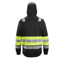 Sweat-shirt de travail haute visibilité pour homme, bleu, en polyester, avec fermeture éclair et poches
