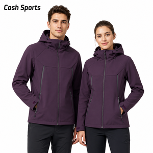 Chaqueta Softshell Impermeable con Capucha, Unisex, para Uso Casual al Aire Libre, con Logotipo Personalizado OEM, Precio al por Mayor - Product Image 1