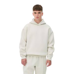 Sweat à capuche tendance en molleton 100 % coton de qualité pour homme, coupe classique, grammage lourd, idéal pour l'hiver, avec logo personnalisé imprimé - Product Image 1