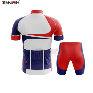 Ensemble de vêtements de sport unisexe pour l'été, tenue de cyclisme respirante à séchage rapide, vêtements de course à vélo confortables, design personnalisé - Product Image 2