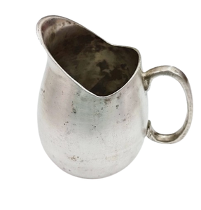 Stainless Steel Creamer Pot <b>Round</b> Smooth Surface Minimalist Design Rust Resistant Metal Sugar Creamer Pots - Product Image 4