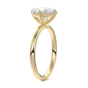 IGI Certified <b>Cushion</b> Cut Lab Grown Diamond Solitaire Engagement <b>Ring</b> 10K 14K 18K Gold 925 935 Silver Gold <b>Wedding</b> Party Jewelry - Product Image 4