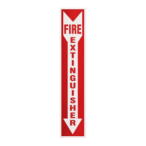 Señal Luminosa de PVC BradyGlo para Extintor de Incendios, para Seguridad en Interiores y Exteriores - Product Image 1
