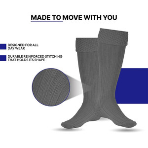 Best Selling Mens Highland Kilt Hose <b>Socks</b> Traditional Scottish Wool Blend <b>Long</b> <b>Socks</b> Top Selling Fit for Formal and Casual Kilt - Product Image 5