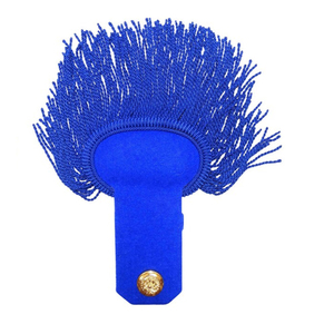 Hombreras ceremoniales con flecos y borlas bordadas para moda - Product Image 3