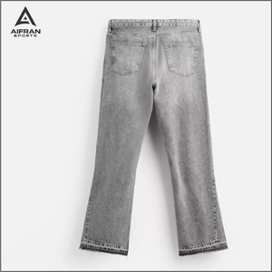 Jeans en denim slim fit tendance Aifran pour hommes, jeans extensibles, fournisseur en gros - Product Image 4