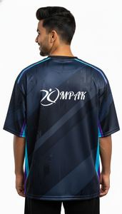 T-shirt tendance pour homme, surdimensionné, sublimation, vêtements de rue décontractés, mode - Product Image 4