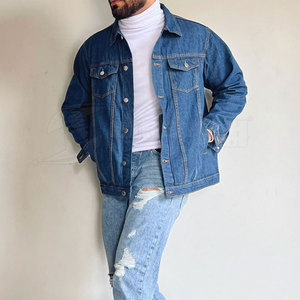 Premium Jeans Jackets For Men Stylish <b>Button</b> Closure Comfortable Jeans Jackets For Daily Casual Dressing - Product Image 1