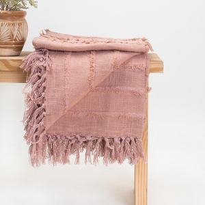 Beautiful Solid Gray Handmade Cotton <b>Throw</b> Decorative <b>Sofa</b> <b>Cover</b> <b>Sofa</b> <b>throw</b> best soft material organic cotton <b>throw</b> - Product Image 6