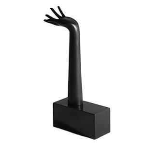 Escultura de mano humana de Color negro, decoración de espacio de lujo, decoración de mesa con personalización disponible en precio al por mayor - Product Image 1