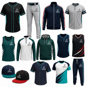 Kale Sports <b>Baseball</b> Softball Uniform Kit Unisex Breathable Quick Dry Sublimated Apparel Set All Seasons Adult Size - Product Image 3