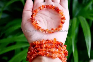 สร้อยข้อมือหินคริสตัลและหินคริสตัลสีแดงธรรมชาติ - Product Image 2