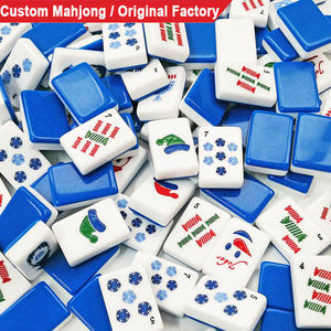 Juego de Mahjong de Acrílico Grabado Personalizado con Patrones Personalizados, Fichas de Mahjong Americanas de 4 Capas, Regalo de Lujo - Product Image 3