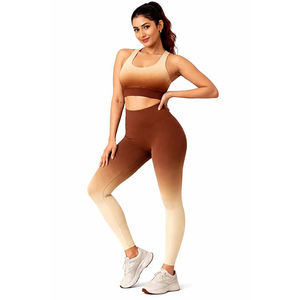 Leggings de yoga pour femmes enceintes, taille haute, effet ventre plat, extensibles, respirants, sans coutures - Product Image 5