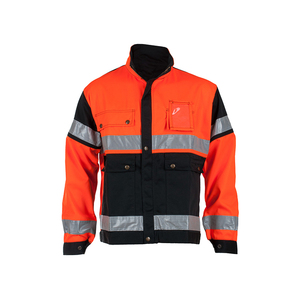 Waterproof Industrial Construction Hi Vis Winter Workwear Custom <b>Men</b> Winter Heavy Work <b>Reflective</b> Safety High Visibility <b>Jacket</b> - Product Image 6