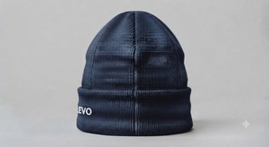 Orange Unisex Knit Beanie Hat Solid Color <b>Winter</b> <b>Cap</b> Fitted Ribbed Design Multi-Panel Casual Style Adult Size 56-58CM - Product Image 4