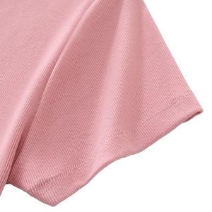 T-shirts pour femmes 100% coton, épaules tombantes, jersey de haute qualité, design imprimé décontracté, poids du tissu 260 grammes, logo imprimé personnalisé - Product Image 6