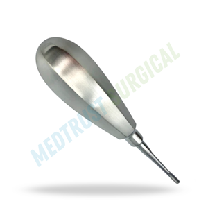 Elevador manual de luxación recto de acero inoxidable con hoja de 3 mm de ancho, mango 503 extra corto, instrumento quirúrgico dental para dientes - Product Image 4