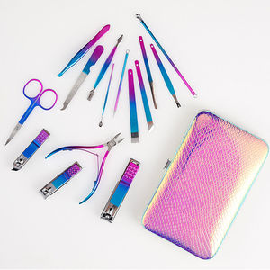Stainless Steel Manicure & <b>Pedicure</b> Kit Reusable <b>Tools</b> Professional Nail Care <b>Tools</b> - Product Image 5