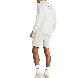Conjunto de Sudadera con Capucha y Pantalones Cortos para Hombre, de Alta Calidad, Estampado Informal, Manga Larga, para Otoño, Color Sólido, Diseño Personalizado, Lavado Ácido, 100% - Product Image 2