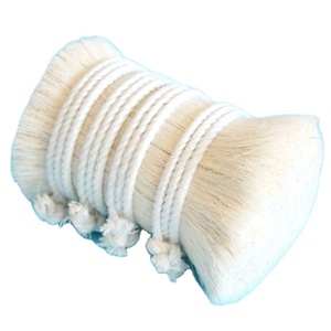 Cepillo de pelo de cerdas de cola de caballo de buey de Búfalo con logotipo personalizado de la mejor calidad con mango de ABS animales pequeños grandes herramienta de estilismo de limpieza en seco - Product Image 6