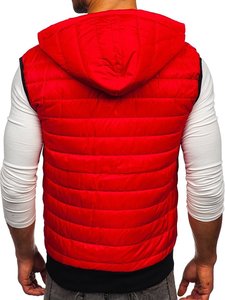 Mens Lightweight Breathable <b>Puffer</b> <b>Vest</b> Zipper Warm Quilted Sleeveless <b>Jacket</b> Casual Outdoor Travel Hiking Winter Clothing - Product Image 4