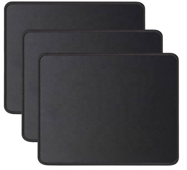 Factory Mouse Pad with Stitched Edge, Comfortable Mouse Pads with Non-Slip Rubber Base, Washable Mousepads Bulk Mouse Pads
