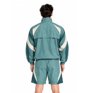 Nylon <b>Tracksuit</b> Jacket <b>Shorts</b> Set for <b>Men</b> Wholesale Sportswear Manufacturer Supplier OEM ODM Training Gym Activewear Bulk Orders - Product Image 5